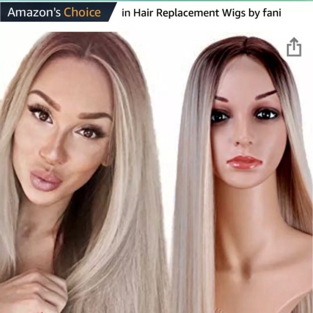 Ombré Blonde Wig 22 inch